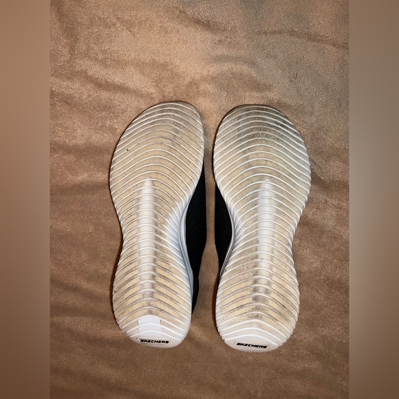 Skechers Hands Free Swift Fit Women's Black and Pink Athletic Shoes - Picture 4 of 5